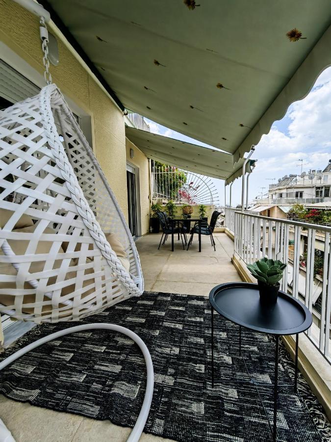 Bohemian Apartment In Central Aten Exteriör bild